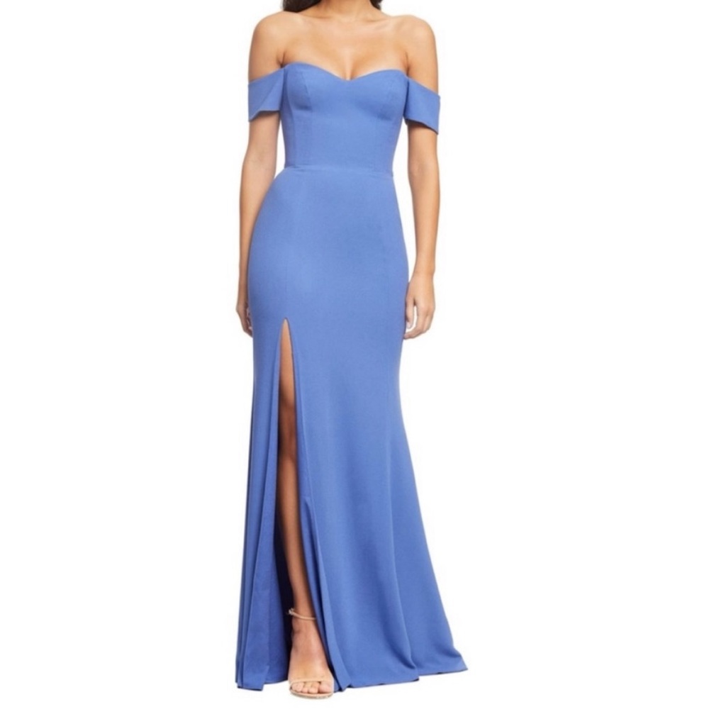 Off the shoulder gown